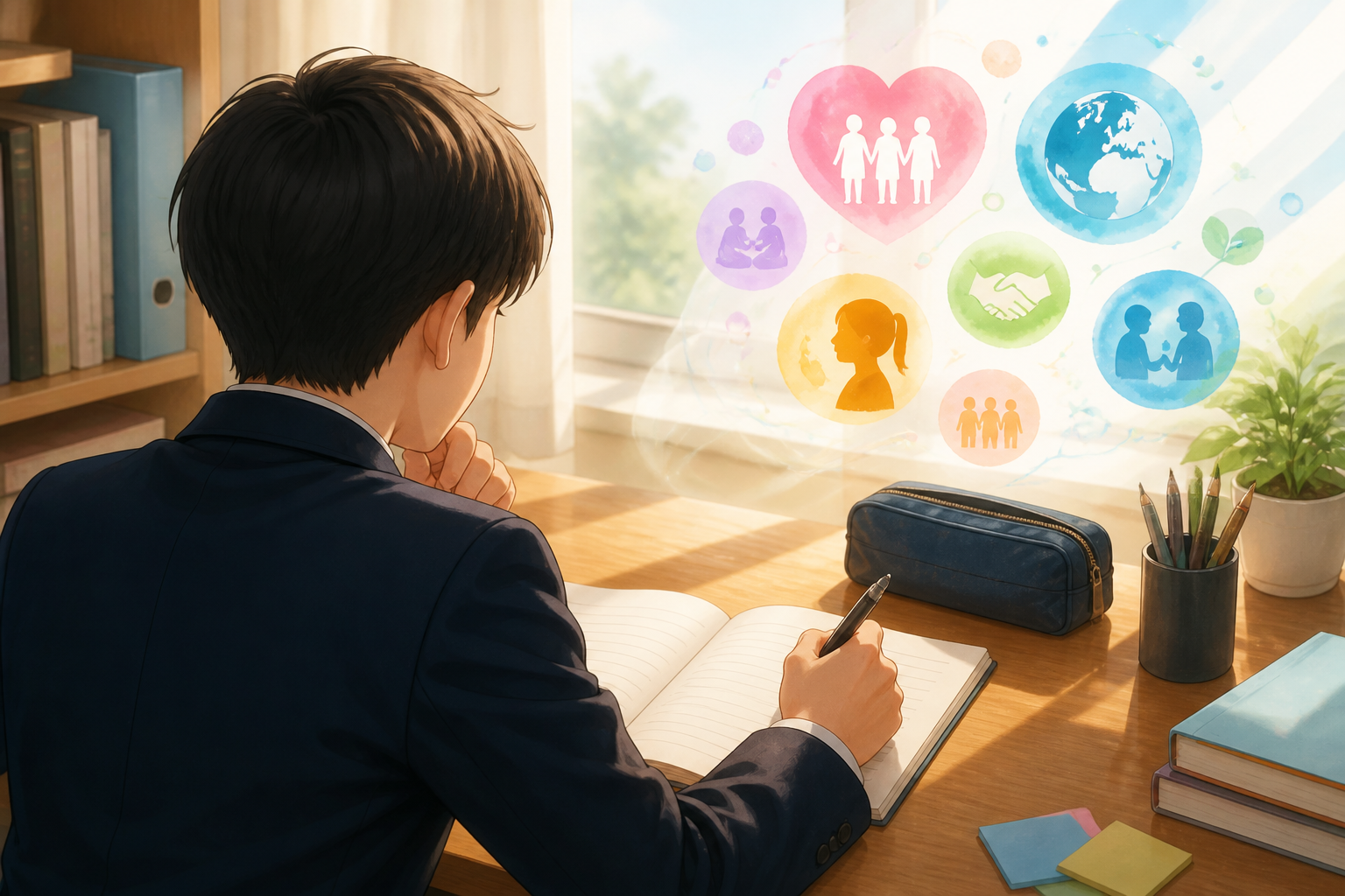 【中学生向け】人権作文の書き方とテーマ選びのコツ・構成がわかる例文